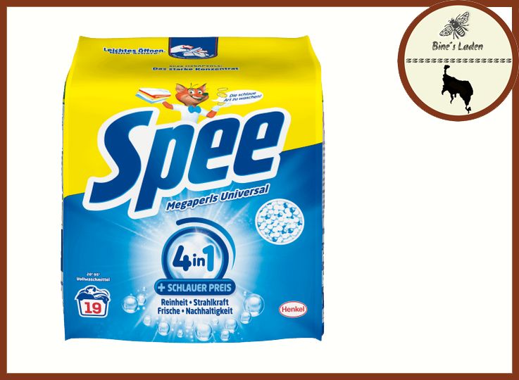 Spee - Vollwaschmittel Megaperls mit Duft, 19 Wl