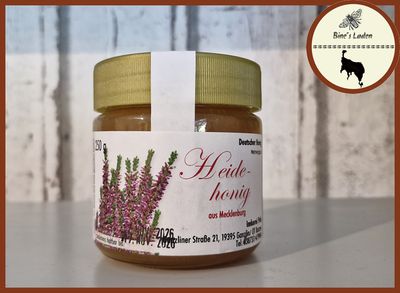 Honig aus  MV - Heidehonig - 250g