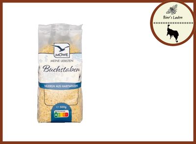 MÖWE - Suppennudeln - Buchstaben - 500g