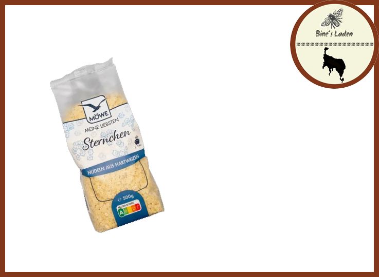 MÖWE - Suppennudeln - Sternchen - 500g