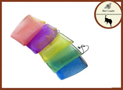 1 Seifenbeutel - Badeperli (verschiedene Farben)