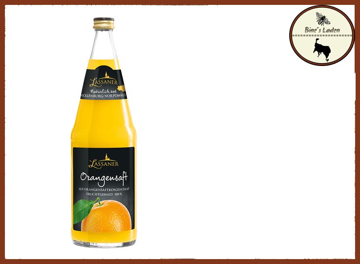 LASSANER - Direktsaft - Orangensaft 1l