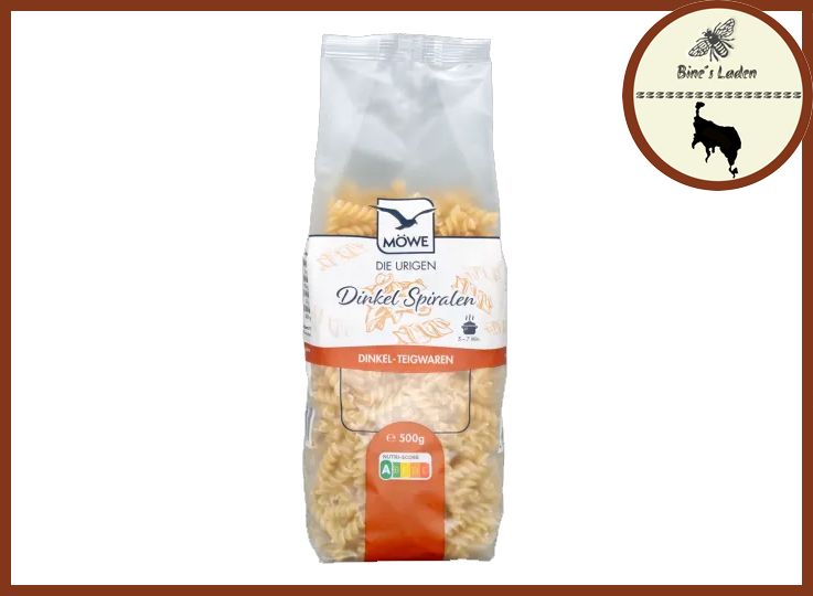 MÖWE - Die Urigen - Dinkel-Spiralen - 500g