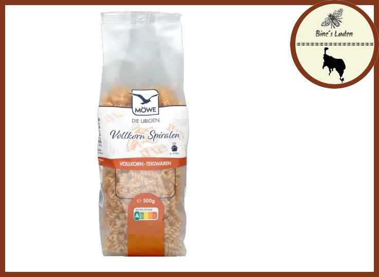 MÖWE - Die Urigen - Vollkorn - Spiralen - 500g