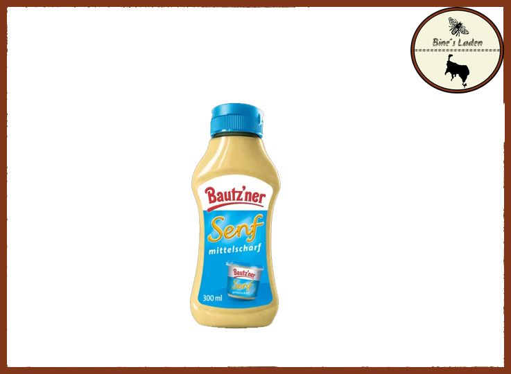 Bautz&#39;ner Senf mittelscharf (300ml)