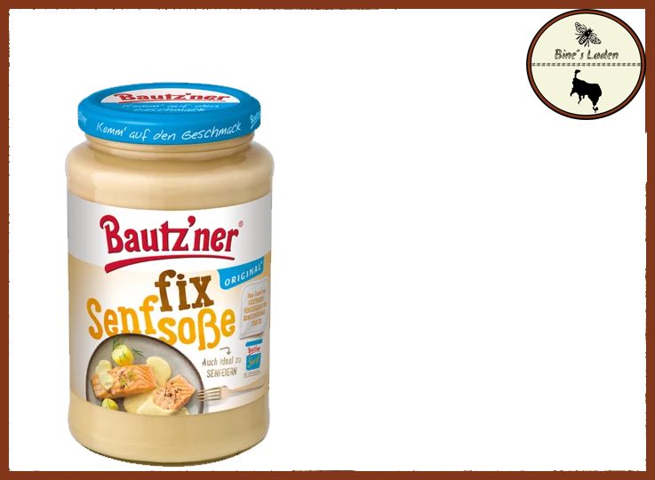Bautz&#39;ner Fix Senfsoße 400 ml
