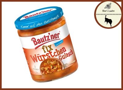 Bautz&#39;ner Fix Gericht Würstchen Gulasch 500 ml
