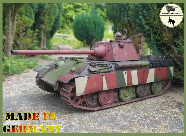 ~MSE~ 1/16 RC Panther F mit Schürzen  und Gunsmoke (Vorbestellung)
