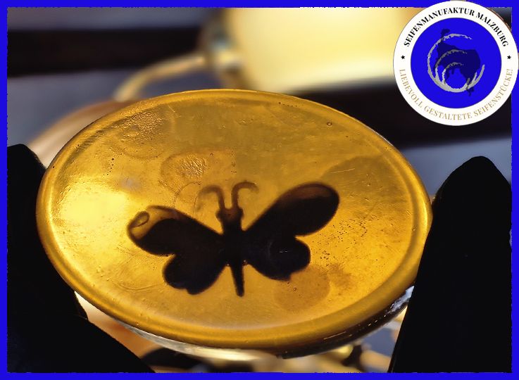 Malzburger Seife &quot;Küstenfund Schmetterling&quot; ca. 80g