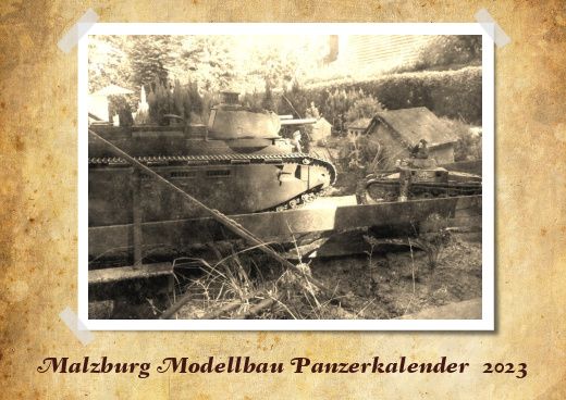 ~ MM ~ Malzburg Militär Modellbau Kalender 2023_sepia