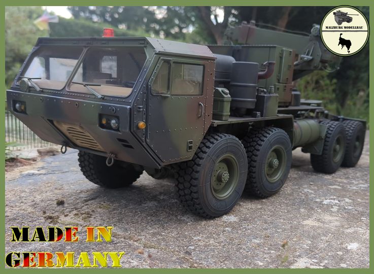 U.S. Militär Truck V2 8x8 Zugmaschine 1:12 RTR - Europa