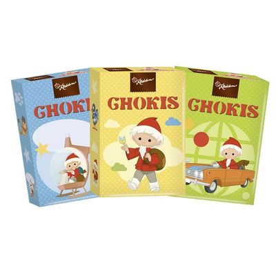 Chokis - Sandmann Vollmilch-Schokolade mit Tiermotiven - Rotstern 50g