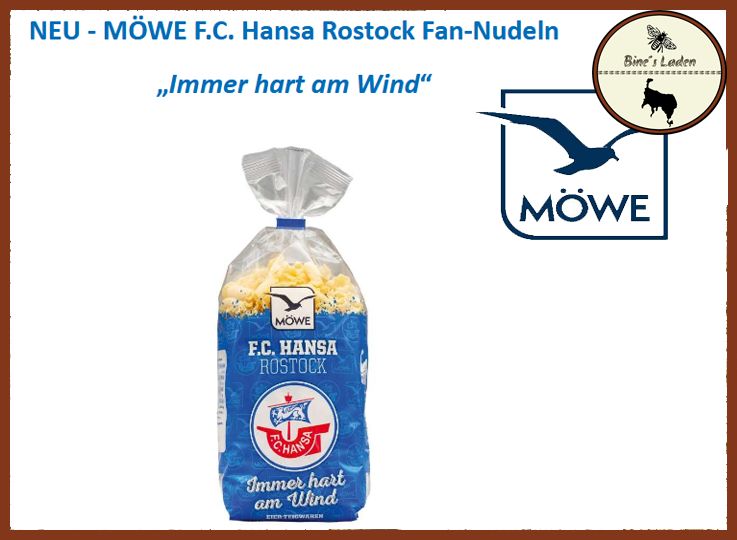 Möwe  F.C. Hansa Nudel „Immer hart am Wind“ 350 g