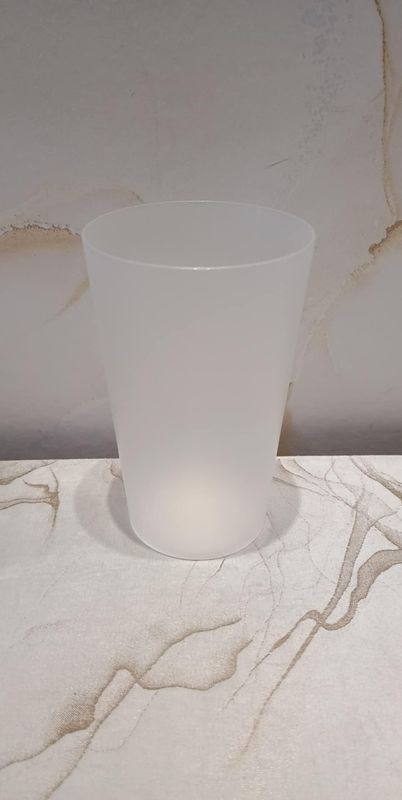 Gobelet réutilisable givré