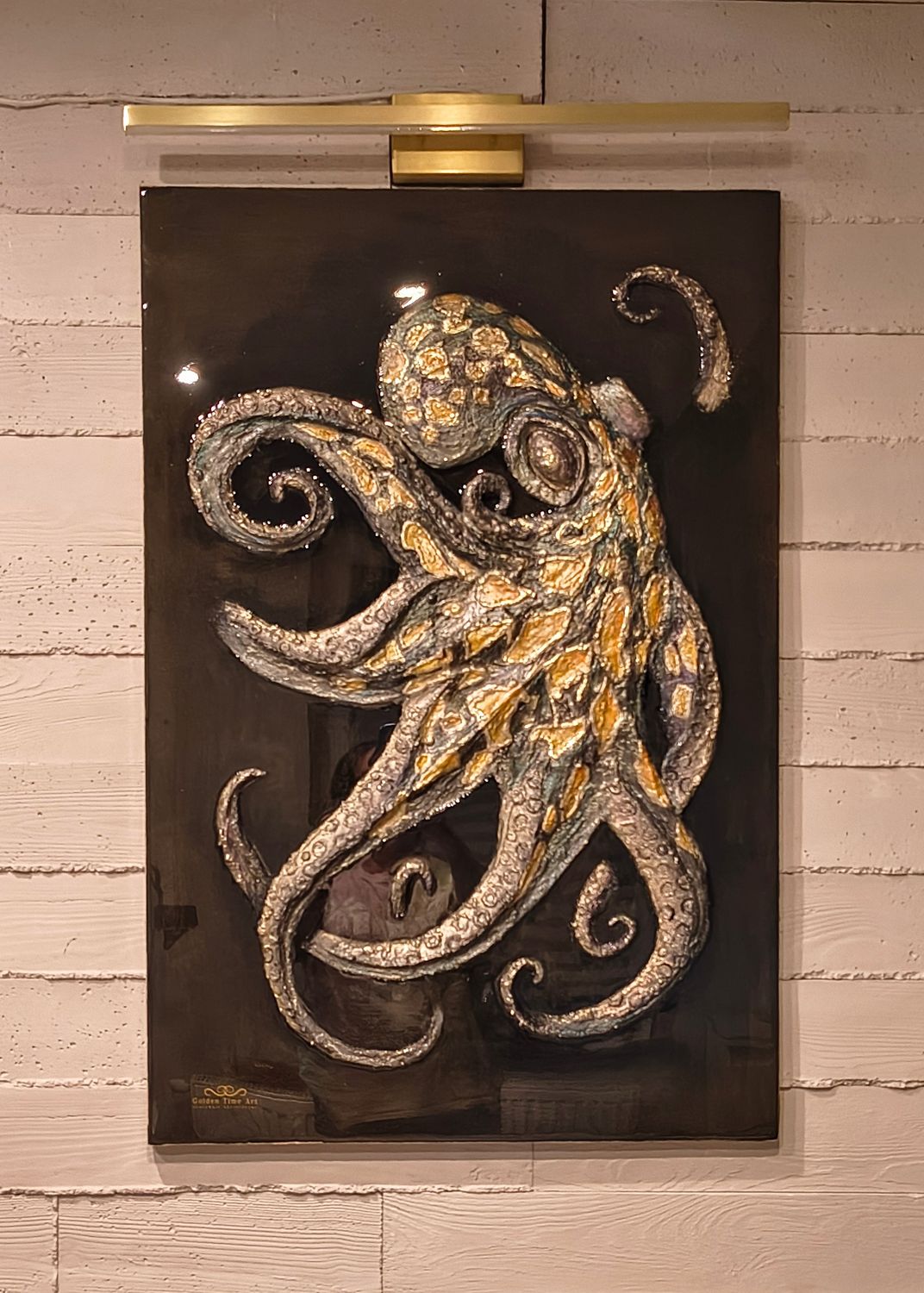 OBRAZ STRUKTURALNY GOLDEN TIME ART | 60 CM X 90 CM|