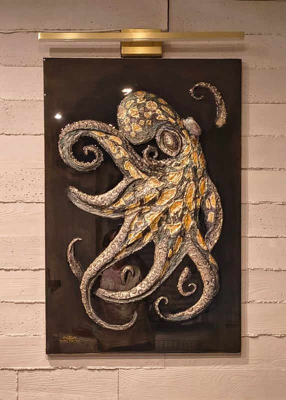 OBRAZ STRUKTURALNY GOLDEN TIME ART | 60 CM X 90 CM|