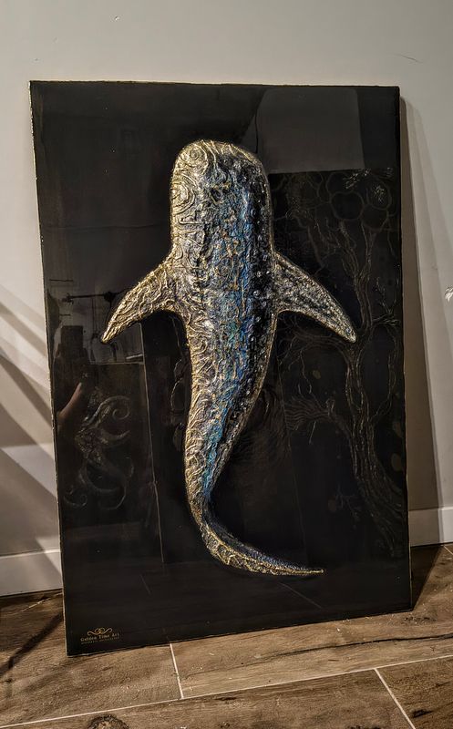 OBRAZ STRUKTURALNY GOLDEN TIME ART | 60 CM X 90 CM|