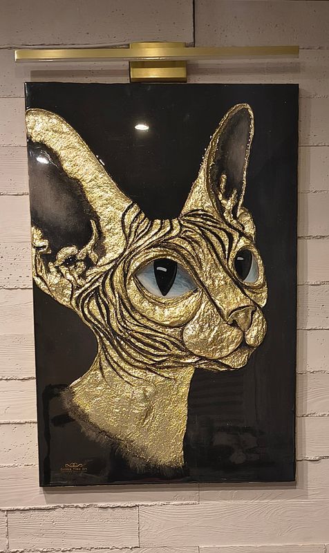 OBRAZ STRUKTURALNY GOLDEN TIME ART | 60 CM X 90 CM|