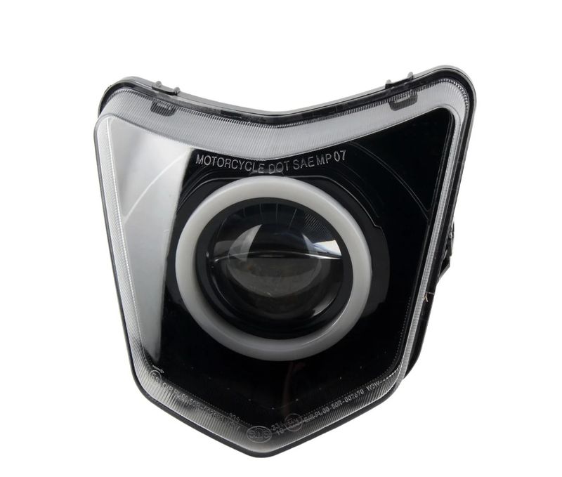 LED-Scheinwerfer mit Angel Eye RGBW V4 – Passend für Aprilia, Derbi & Gilera Modelle