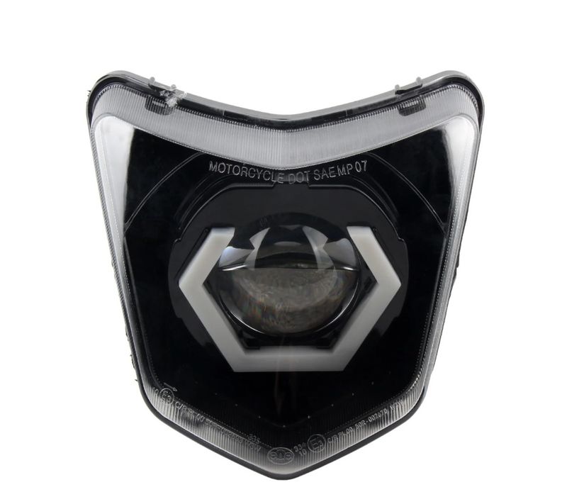 LED-Scheinwerfer mit Angel Eye RGBW V4 – Passend für Aprilia, Derbi & Gilera Modelle