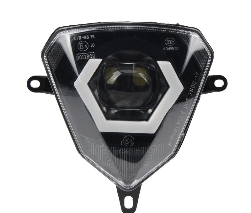 LED-Scheinwerfer Glow Beam RGBW V6 Hexagonal – Passend für Beta & Kreidler Modelle (50, 125 & 300)
