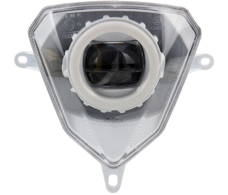 LED-Scheinwerfer mit Angel Eye Weiss RGBW – Kompatibel mit Beta (50/125/250/300) & Kreidler Modellen