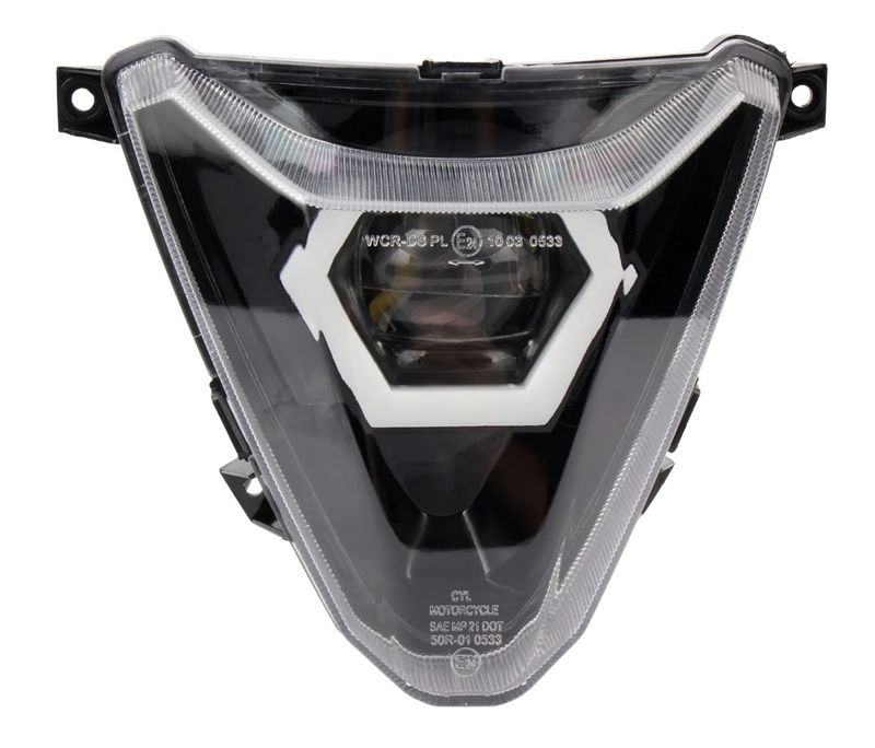 LED-Scheinwerfer Hexagonal RGBW – Kompatibel mit Beta RR 125 LC 2021-2025 & Alp 4.0