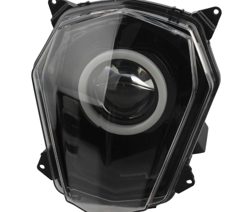 LED Angel Eye RGBW V4 Scheinwerfer für KTM 690 SMC / SMCR (2008-2017) mit E-Nummer