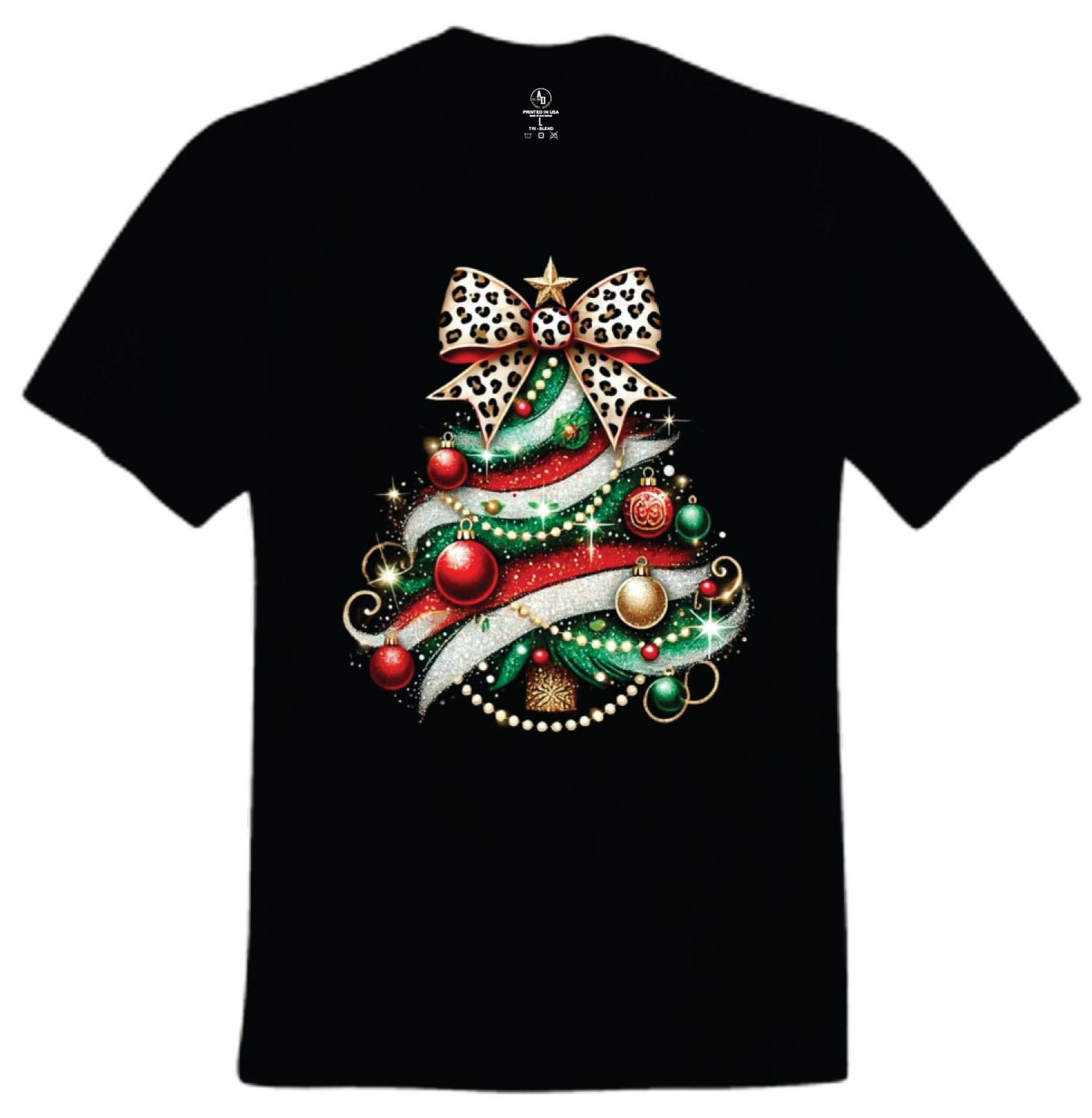 Christmas Bow & Ornaments Shirt