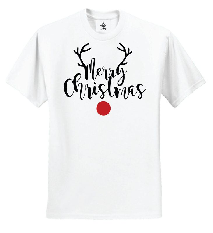 Merry Christmas Rudolph Nose Shirt