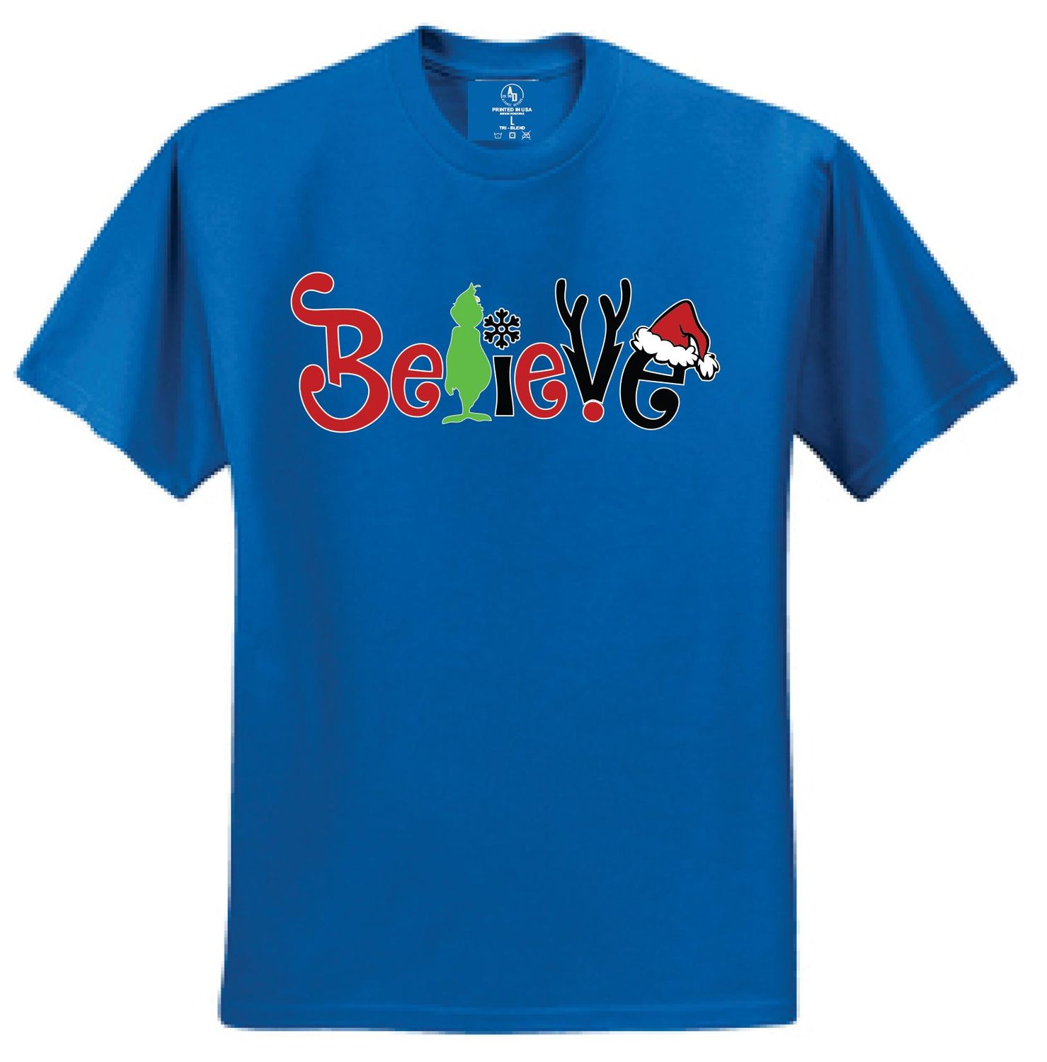 Believe Christmas Colorful Shirt