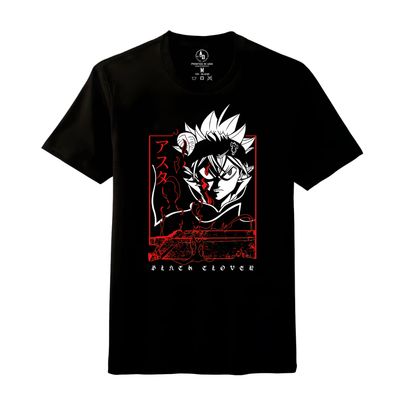 Ashta Black Clover T-Shirt Ashta Black Clover T-Shirt