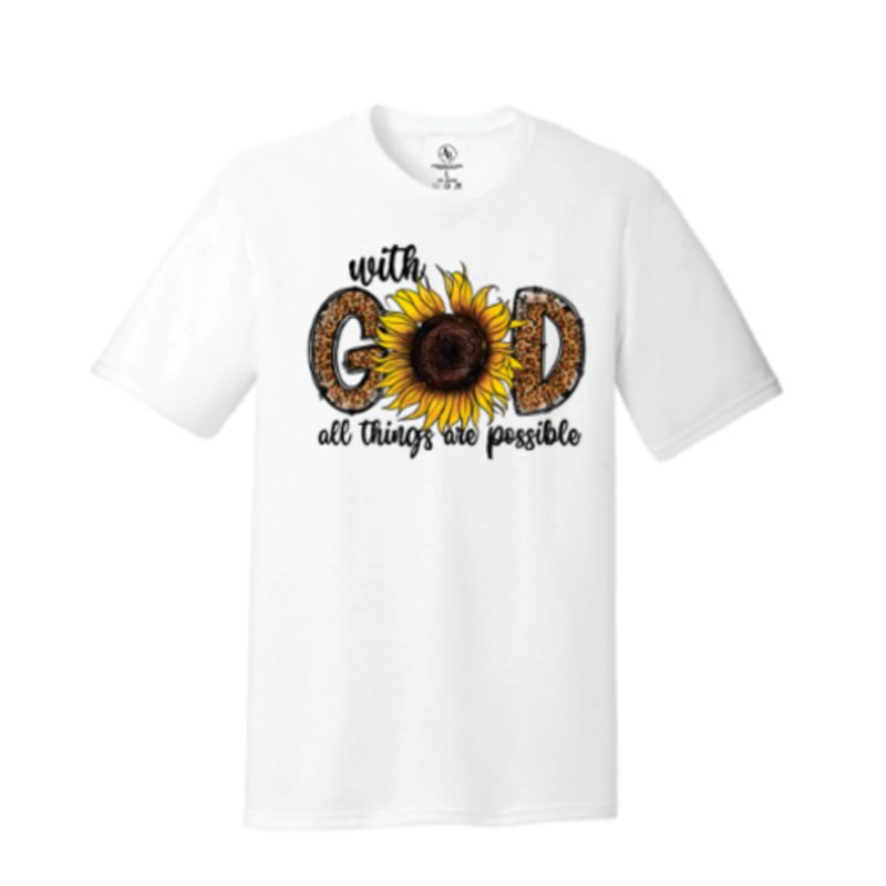 With God All Things Are Possible-White