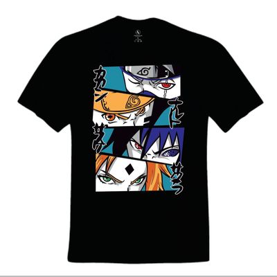 Black Naruto T-Shirt Black Naruto T-Shirt