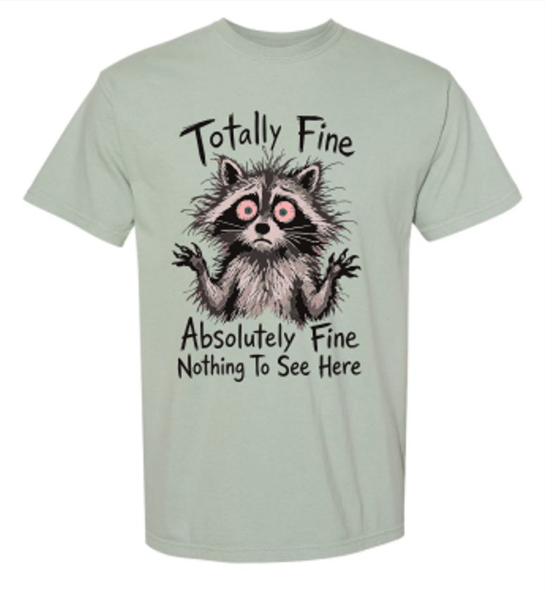 Crazy Racoon (Stonewash Green)