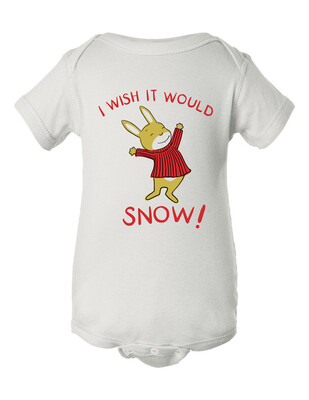 I Wish it Would Snow Onesie 12 months