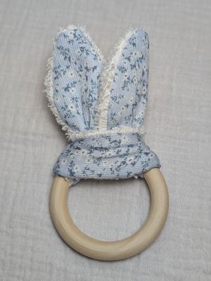 Mordedor florecita azul Mordedor florecita azul