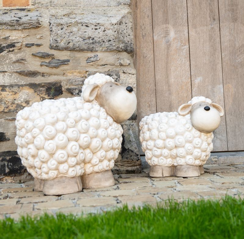 Schaap Wit/Grijs Small