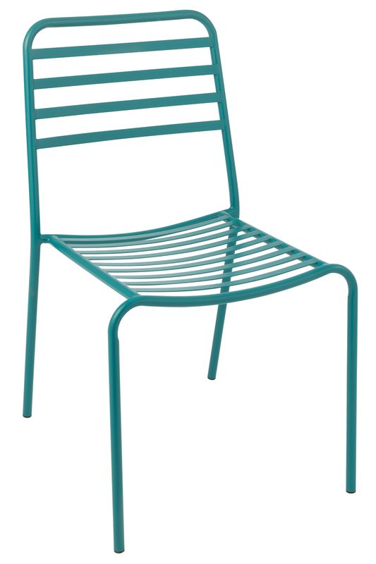 Tuinstoel metaal Turquoise