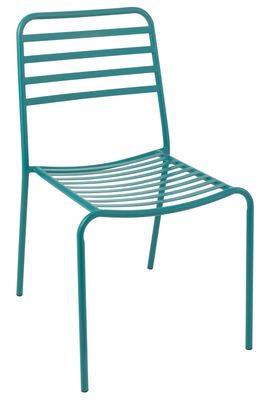 Tuinstoel metaal Turquoise