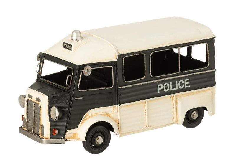 Politiebus Antiek Metaal