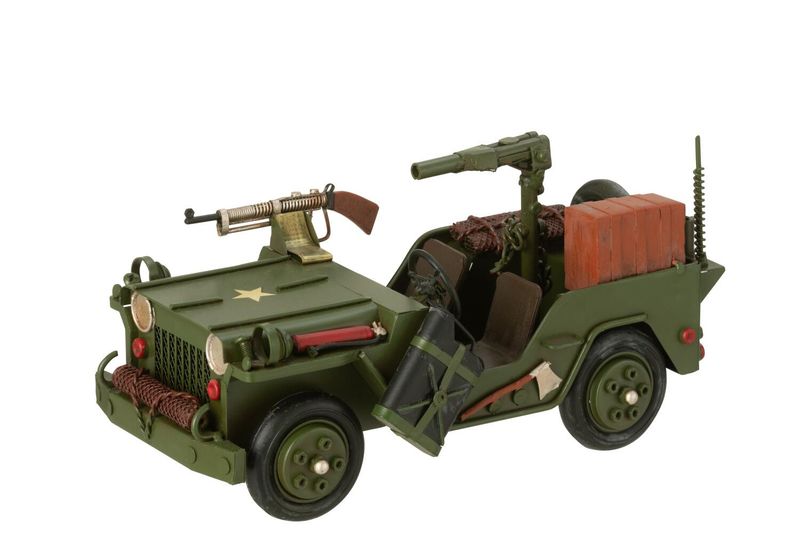 4X4 Antiek Metaal Kakigroen groot