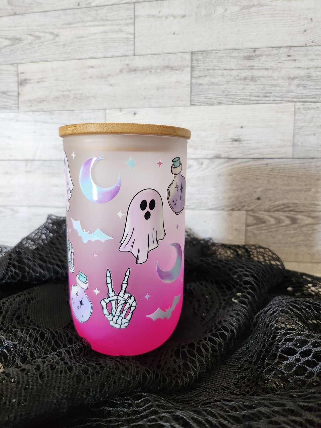Glass Tumbler (16 and 18oz), Style: Original lid