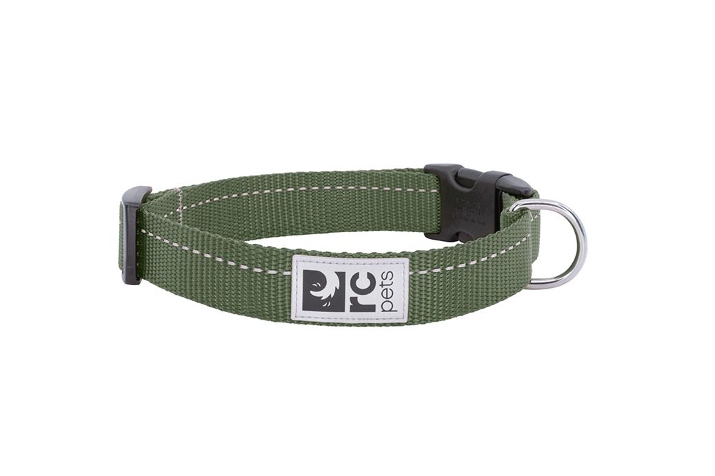 RC Pets / Collier clip, Olive foncé