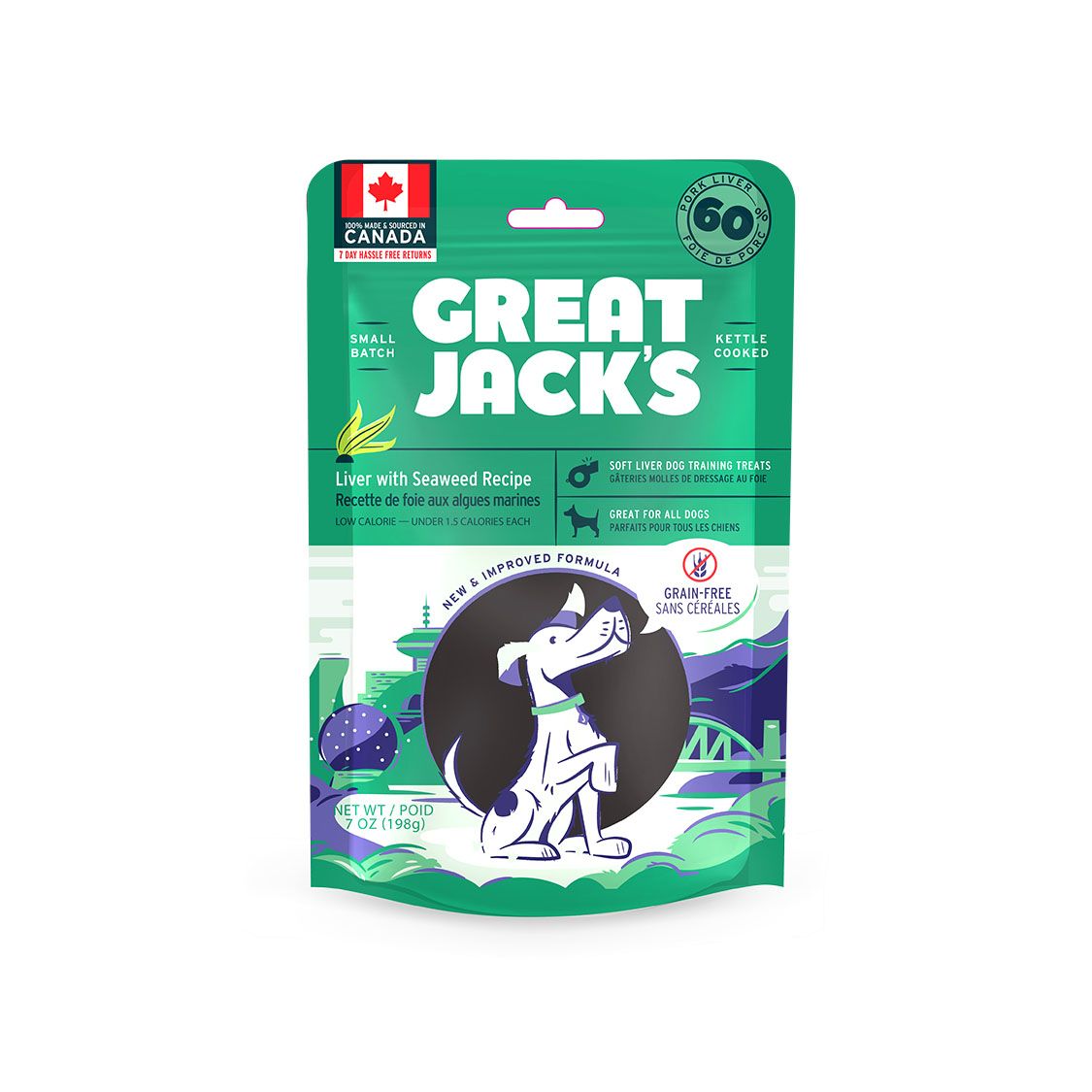 Great Jack&#39;s / Foie avec Kelp
