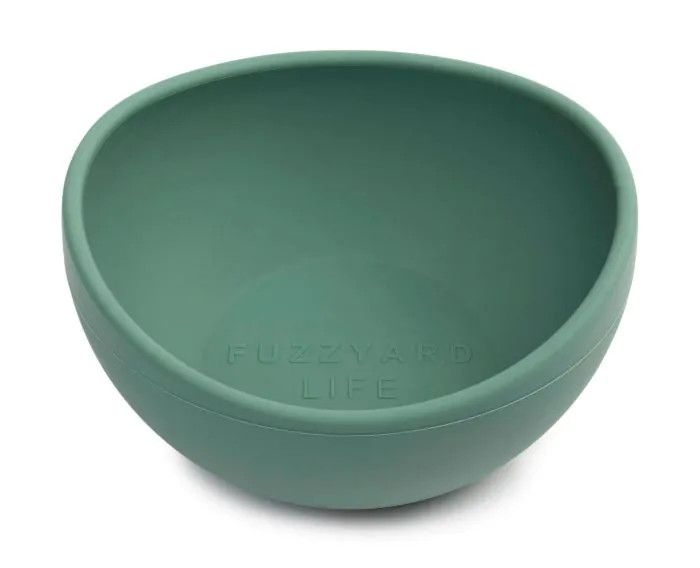 FuzzYard / Life silicone bowl , Myrtle green