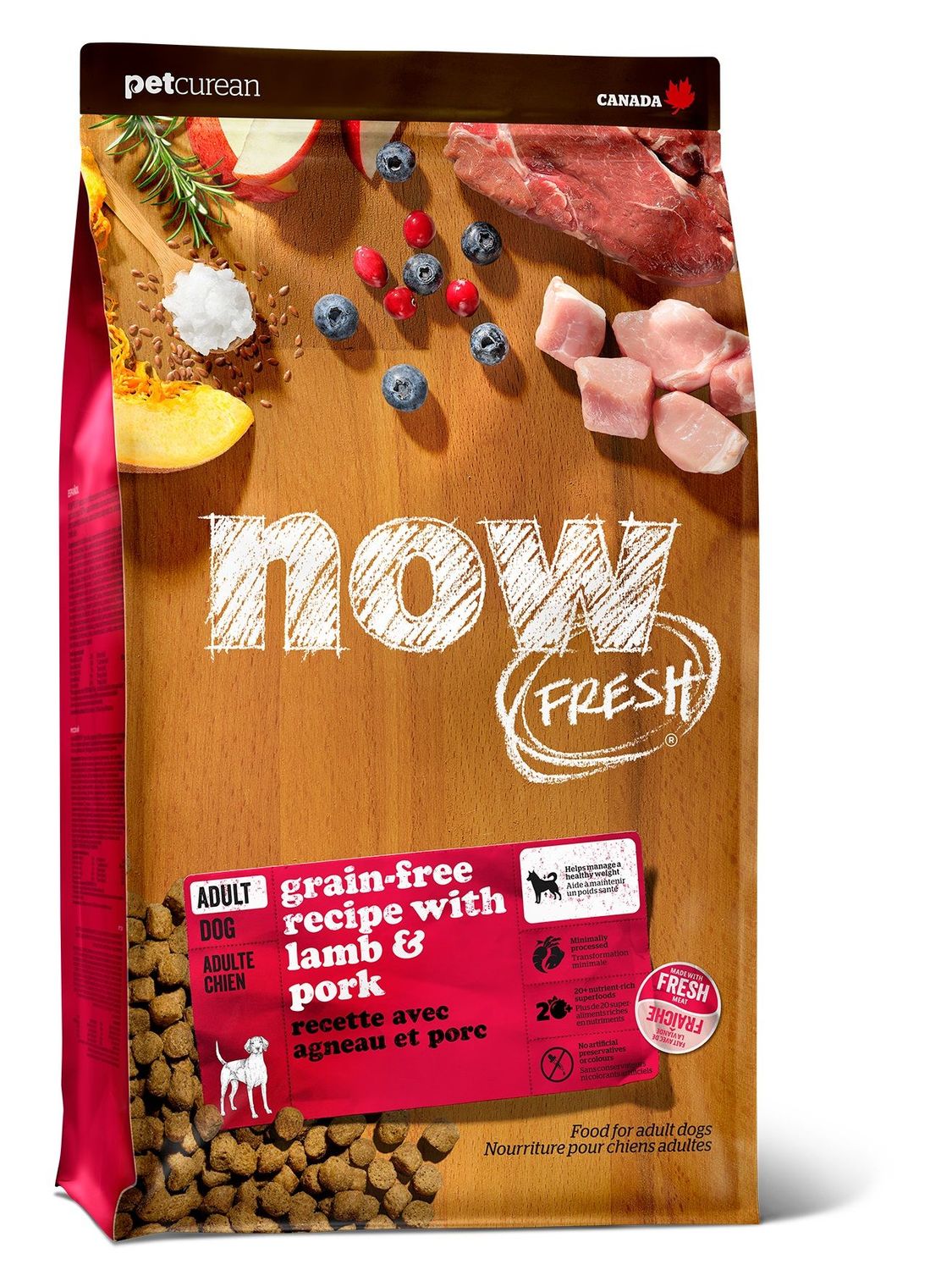 Now Fresh chien / SG, viande rouge