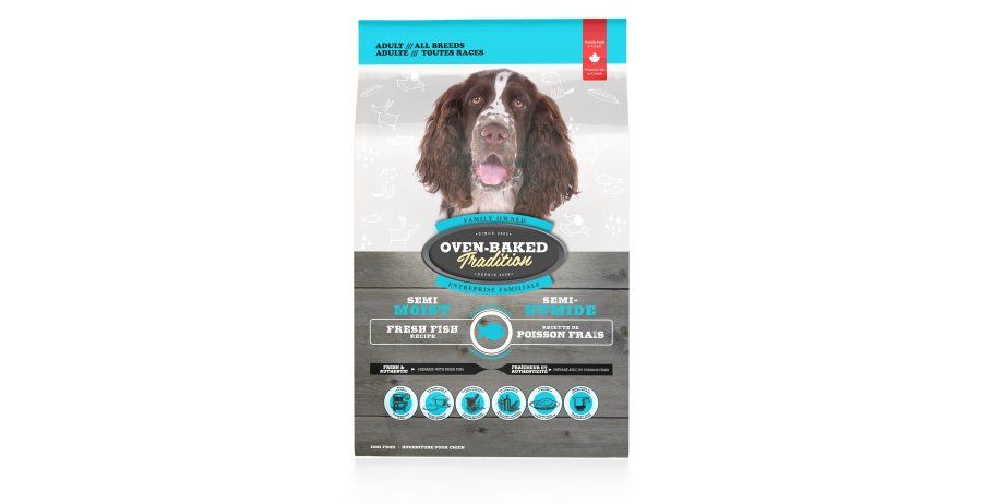 Oven-Baked chien / Semi-humide poisson, Size: 5 lbs
