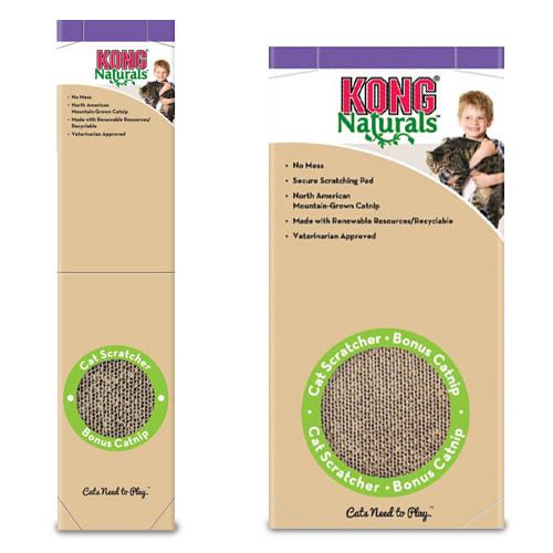 Kong \ Scratching Pad Naturals, Size: Simple