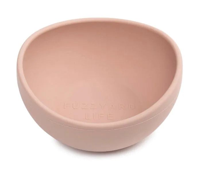 FuzzYard / Life silicone bowl , Soft blush